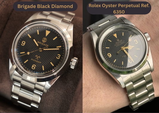 The Revival of the Diamond Honeycomb - Brigade Pioneer VS Rolex Explorer Ref. 6350