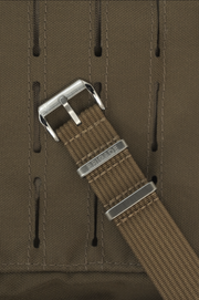 Brigade: Coyote Brown - Ribbed Nylon Watch Strap
