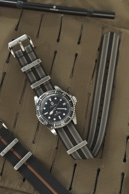 Brigade: NTTD Bond - Ribbed Nylon Watch Strap