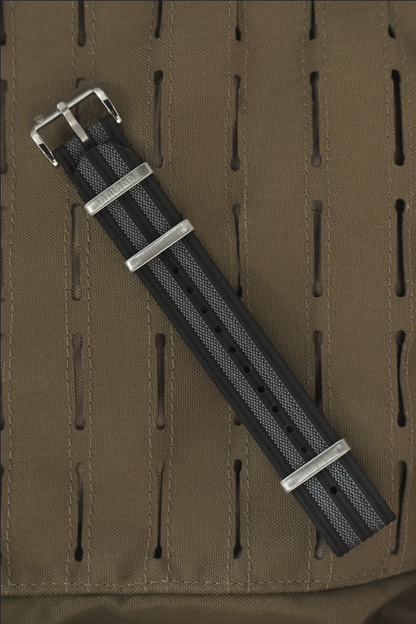 Brigade: Spectre Bond - Ribbed Nylon Watch Strap